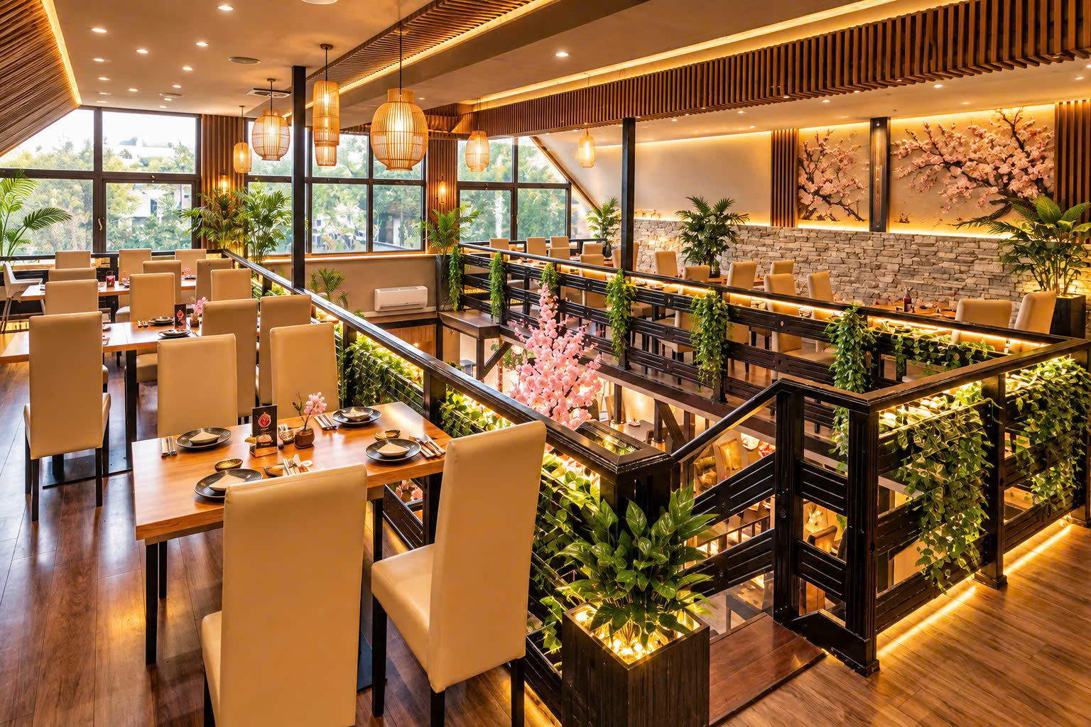 Ruby Sushi étterem enteriőr a Timur utcában