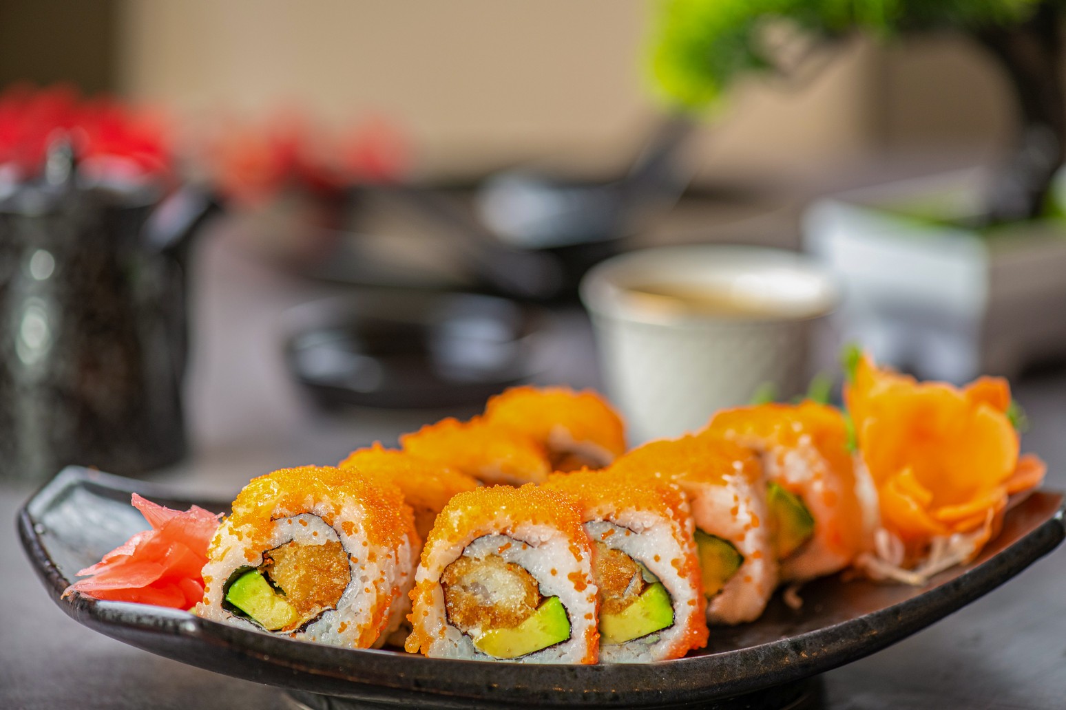 Ruby Sushi Timur ételek és hangulat